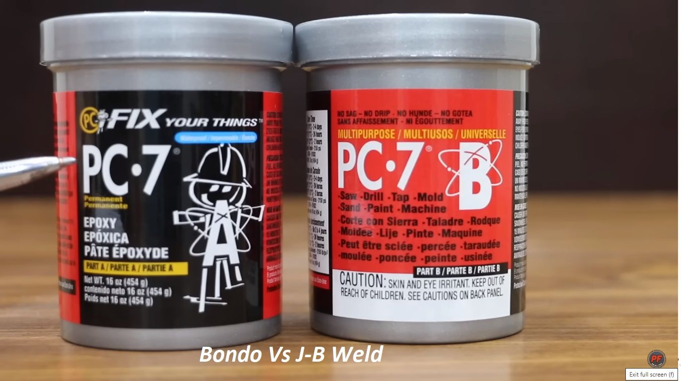 Bondo Vs J-B Weld