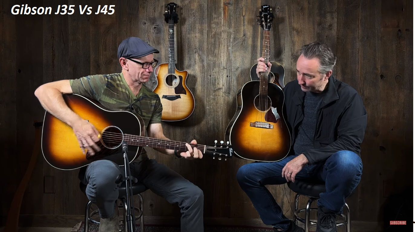Gibson J35 Vs J45